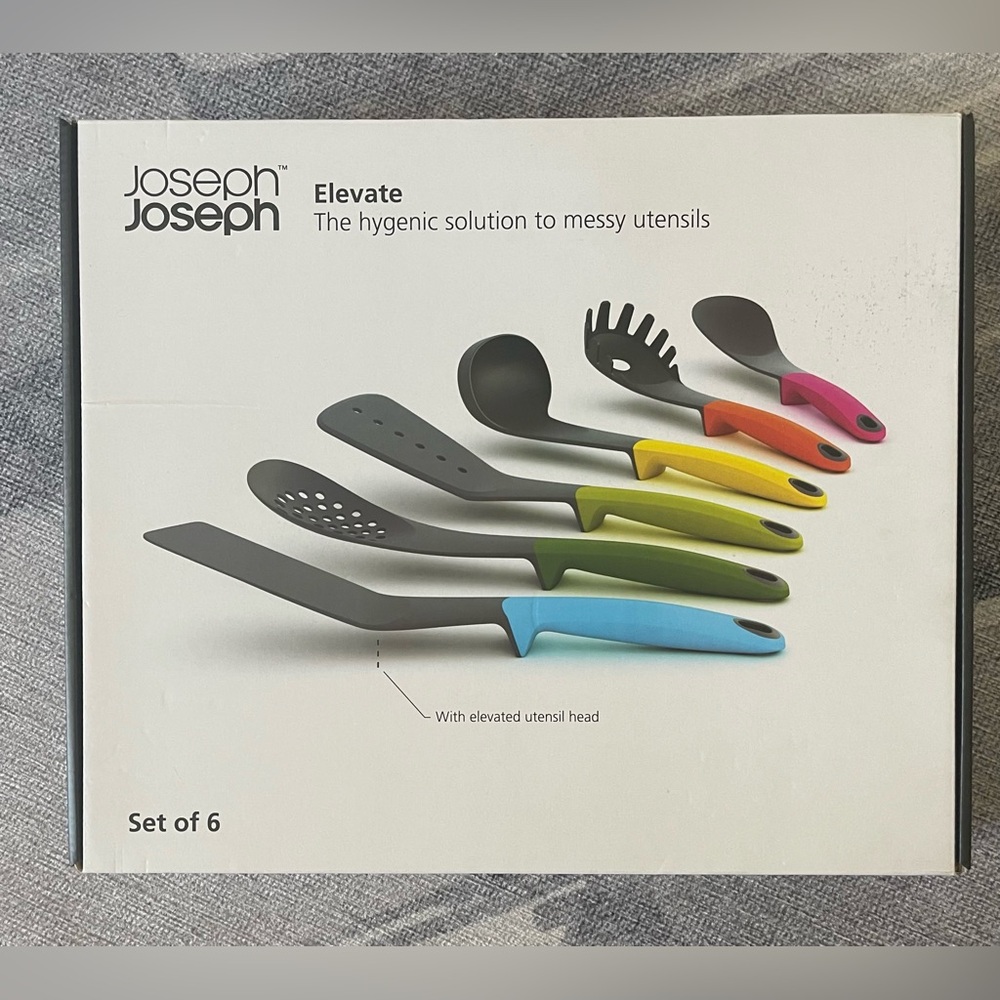 Joseph Joseph Elevate 6-Piece Multicolor Kitchen Utensil Set